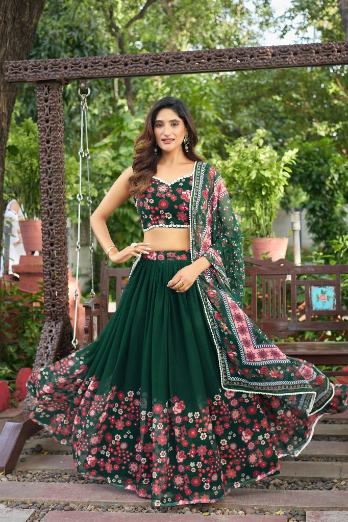 06438-floral lehenga