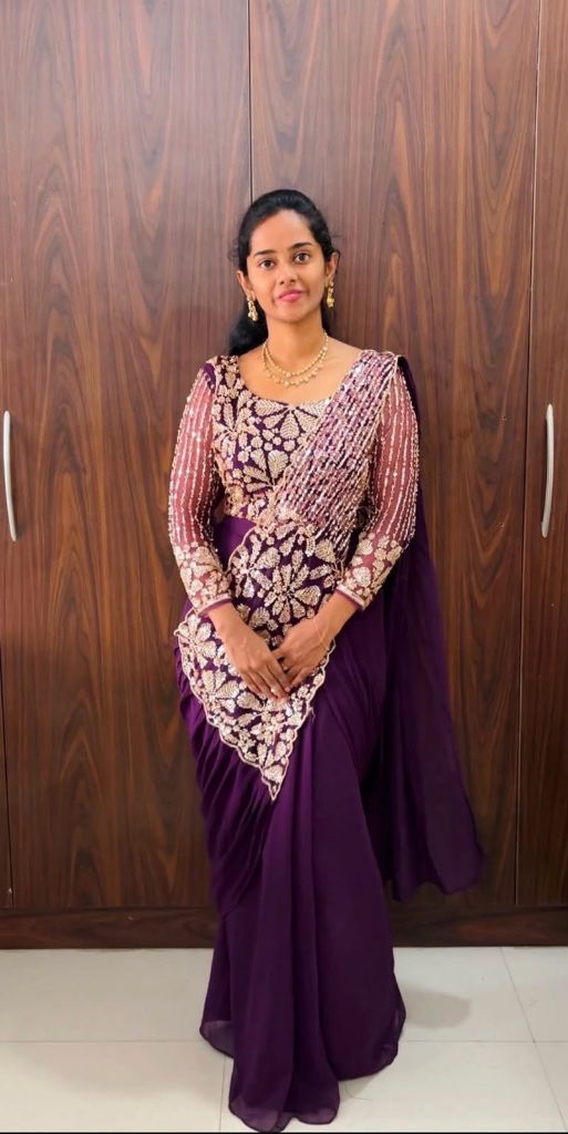 06490A6 Ready To Wear Saree
