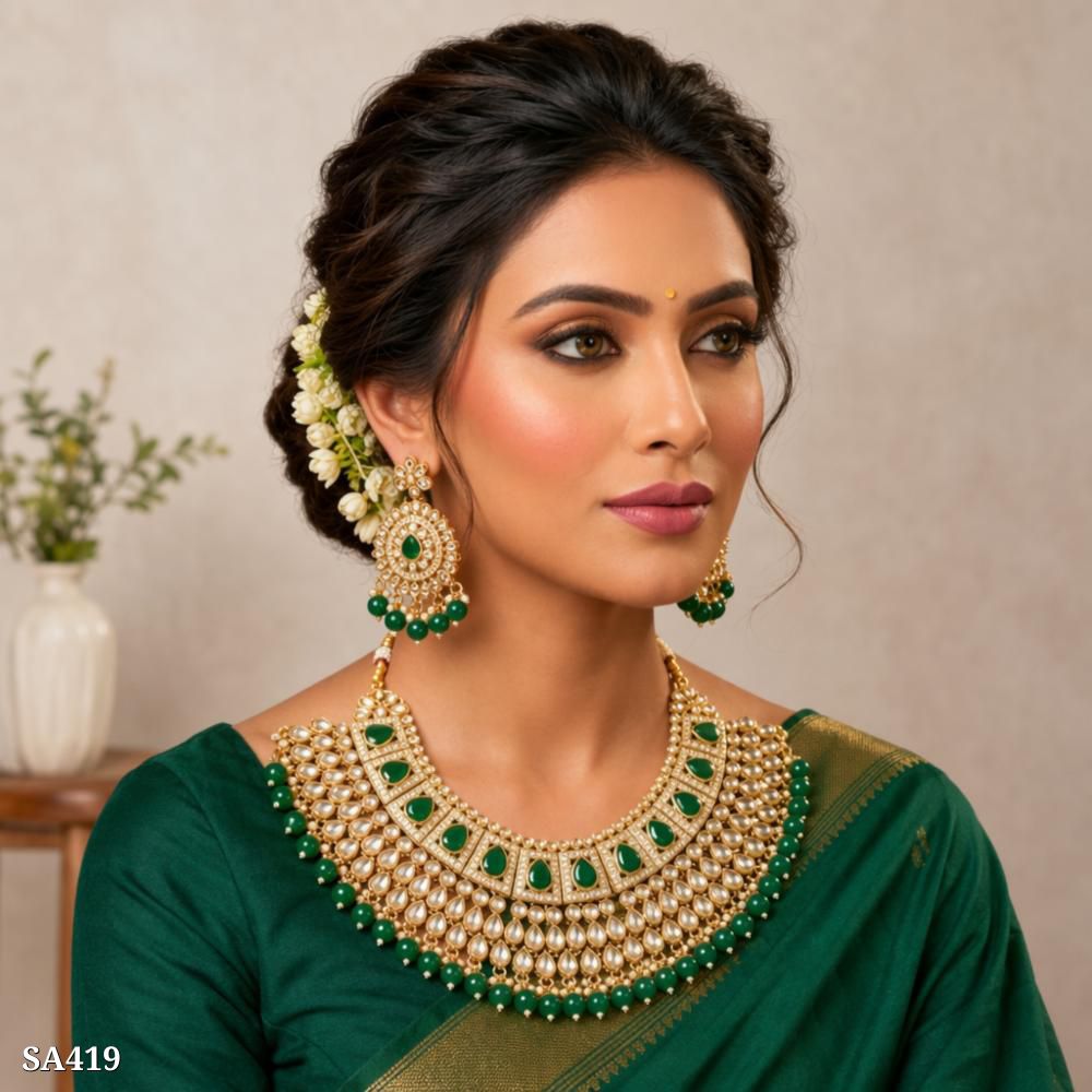 necklace and earring