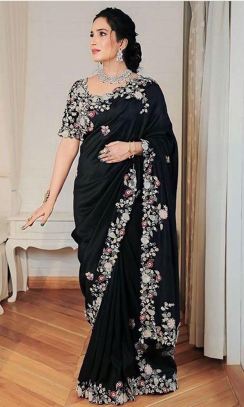 05634 Black Sargam Sarees