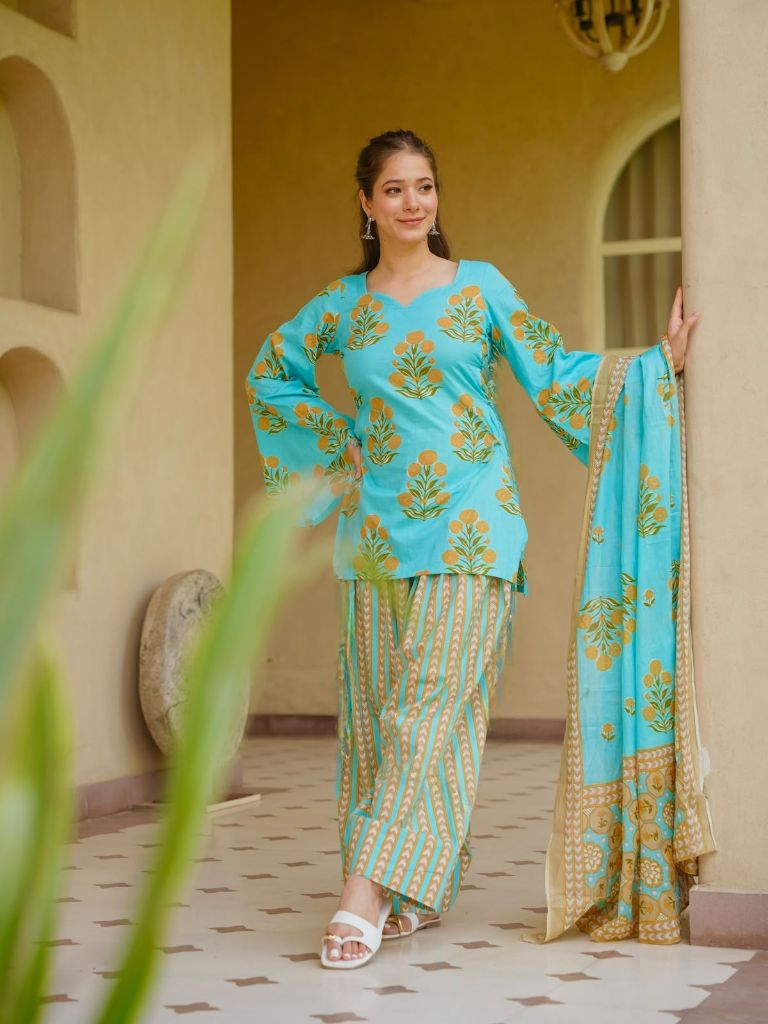 06548 Cotton Farshi Salwar Set