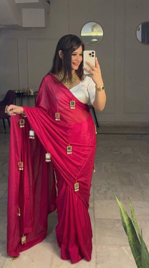 06561A1 NEW INSTRGRAM VIRAL TRENDING SAREE