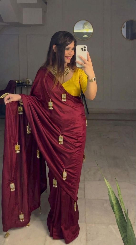 06561A3 NEW INSTRGRAM VIRAL TRENDING SAREE