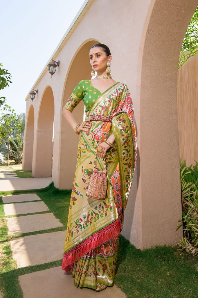 06586A1 DESIGN LAUNCHING IN PAITHANI PATOLA CONCEPT