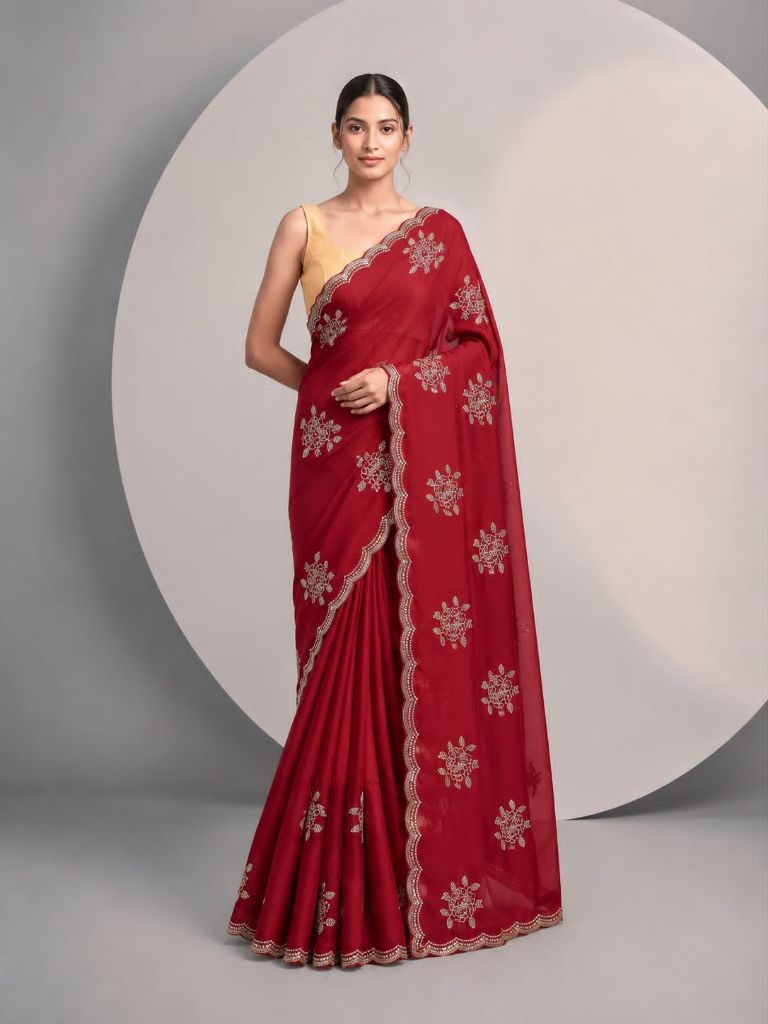 Soft Rangoli Saree