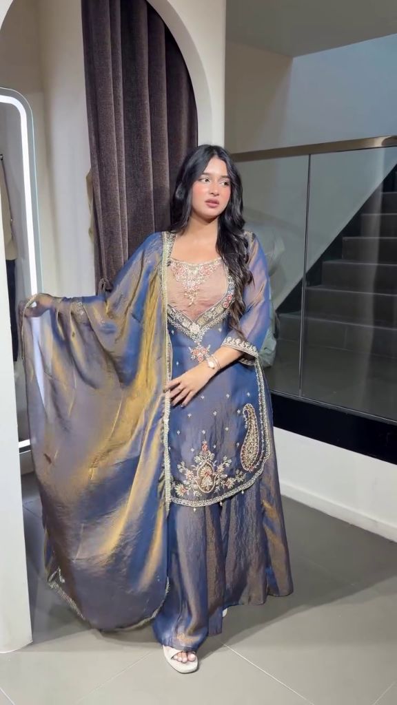 TOP AND PLAZZO WITH DUPATTA SET
