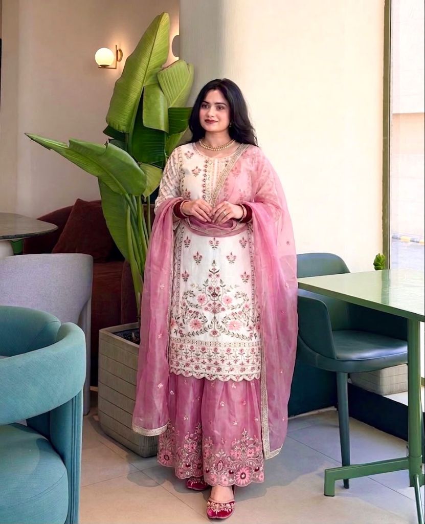 Top Plazzo & Dupatta Set