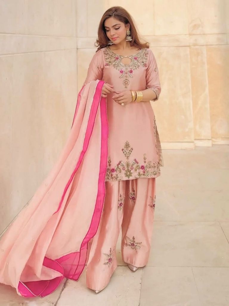 READY TO WEAR DESIGN HEAVY EMBROIDERY AND SEQUENCE WORK TOP