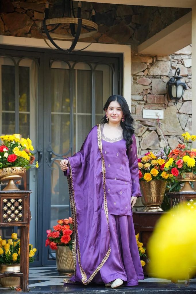 Party Wear Kurati style with Pent and Dupatta