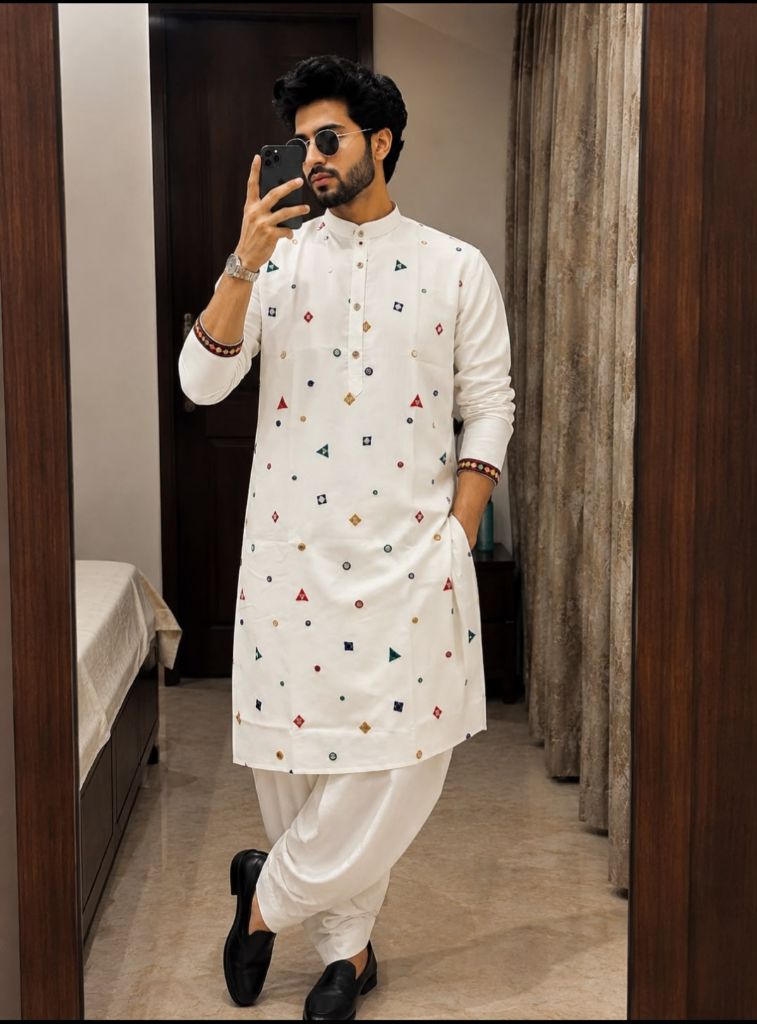 WHITE DHOTI KURTA